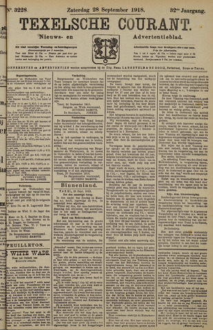 Texelsche Courant 1918-09-28