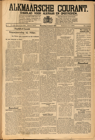 Alkmaarsche Courant 1935