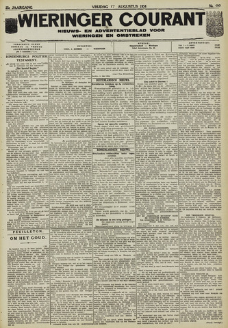 Wieringer courant 1934-08-17