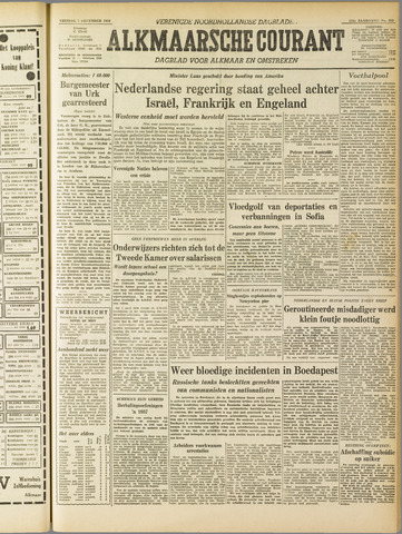 Alkmaarsche Courant 1956-12-07