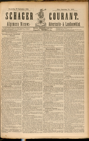 Schager Courant 1909-09-29