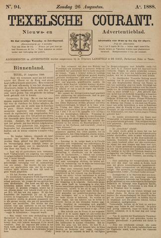 Texelsche Courant 1888-08-26