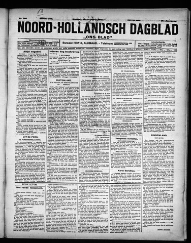 Noord-Hollandsch Dagblad : ons blad 1924-08-26