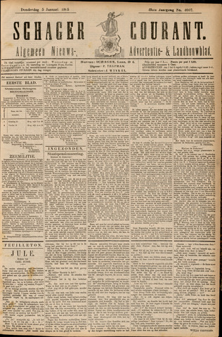 Schager Courant 1905-01-05