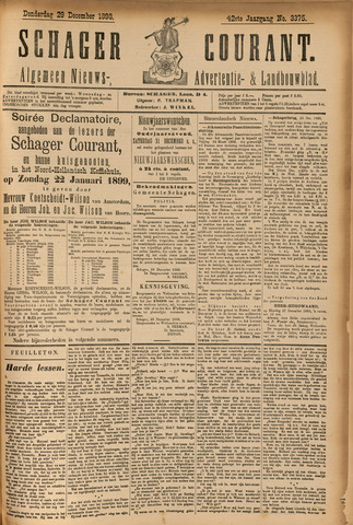 Schager Courant 1898-12-29