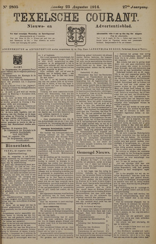 Texelsche Courant 1914-08-23