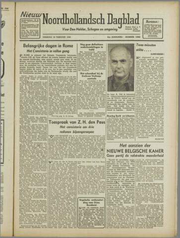 Nieuw Noordhollandsch Dagblad, editie Schagen 1946-02-19