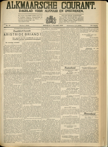 Alkmaarsche Courant 1932-03-08