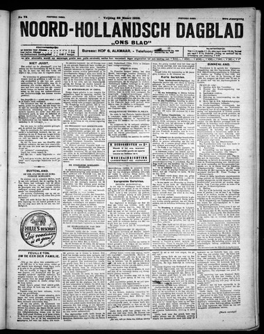 Noord-Hollandsch Dagblad : ons blad 1926-03-26