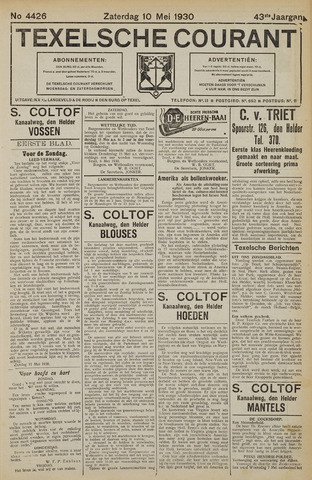Texelsche Courant 1930-05-10