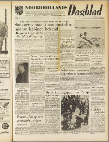 Noordhollands Dagblad : dagblad voor Alkmaar en omgeving 1957-04-09