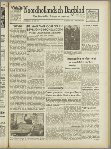 Nieuw Noordhollandsch Dagblad, editie Schagen 1946-05-09