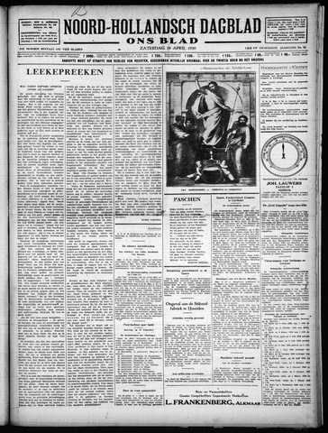 Noord-Hollandsch Dagblad : ons blad 1930-04-19