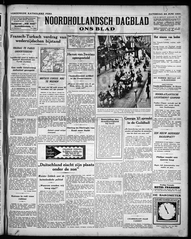 Noord-Hollandsch Dagblad : ons blad 1939-06-24