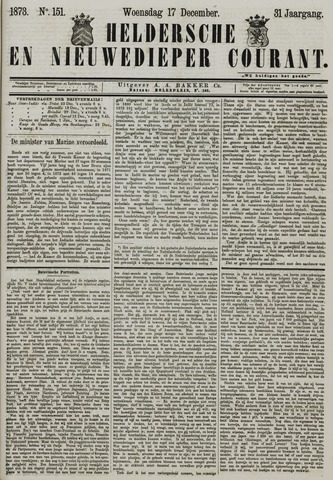 Heldersche en Nieuwedieper Courant 1873-12-17