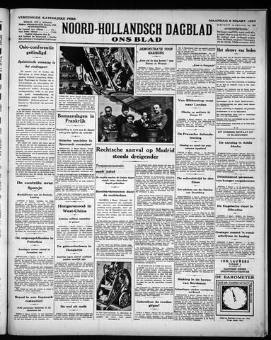Noord-Hollandsch Dagblad : ons blad 1937-03-08