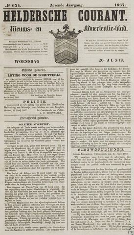 Heldersche Courant 1867-06-26