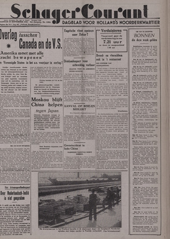 Schager Courant 1940-09-30