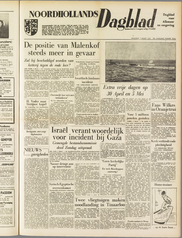 Noordhollands Dagblad : dagblad voor Alkmaar en omgeving 1955-03-07