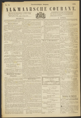 Alkmaarsche Courant 1880-04-04