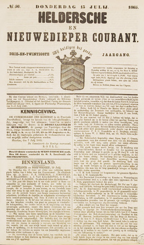 Heldersche en Nieuwedieper Courant 1865-07-13