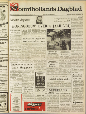Noordhollands Dagblad : dagblad voor Alkmaar en omgeving 1966-04-20