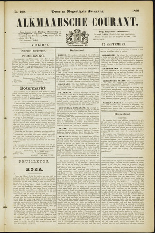 Alkmaarsche Courant 1890-09-12