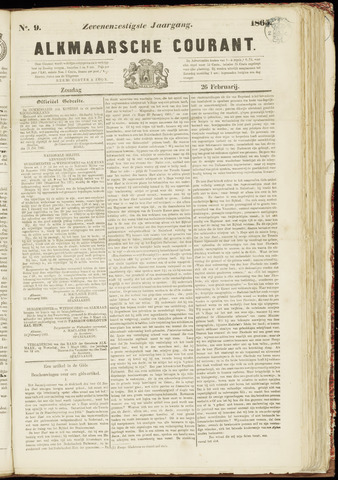 Alkmaarsche Courant 1865-02-26