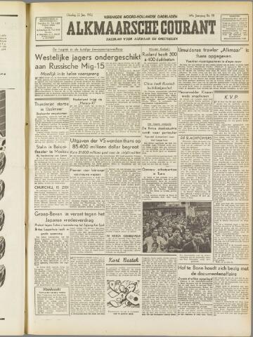 Alkmaarsche Courant 1952-01-22