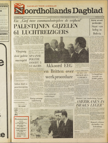 Noordhollands Dagblad : dagblad voor Alkmaar en omgeving 1970-07-22