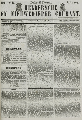 Heldersche en Nieuwedieper Courant 1873-02-23