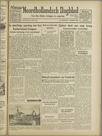 Nieuw Noordhollandsch Dagblad, editie Schagen 1946-06-20