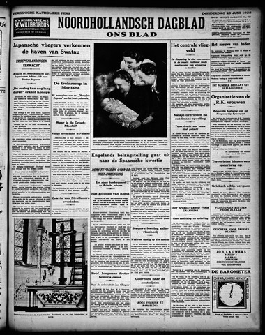 Noord-Hollandsch Dagblad : ons blad 1938-06-23