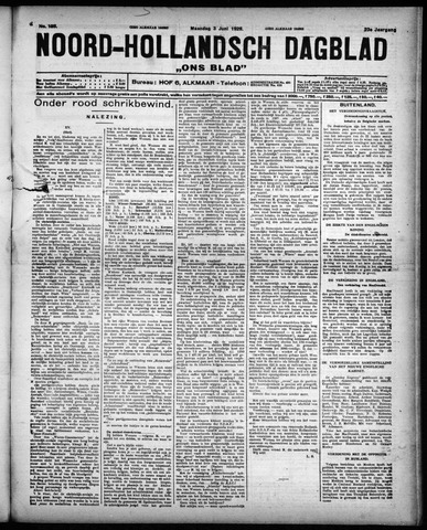 Noord-Hollandsch Dagblad : ons blad 1929-06-03
