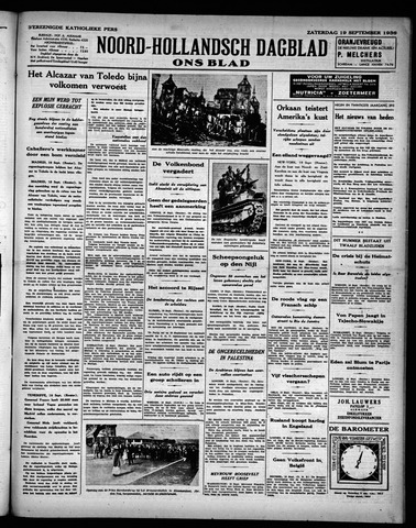 Noord-Hollandsch Dagblad : ons blad 1936-09-19