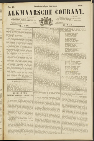 Alkmaarsche Courant 1880-06-25
