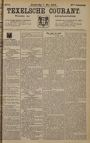 Texelsche Courant 1914-05-07
