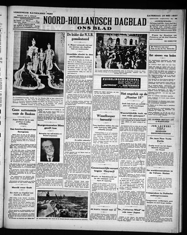 Noord-Hollandsch Dagblad : ons blad 1937-05-15