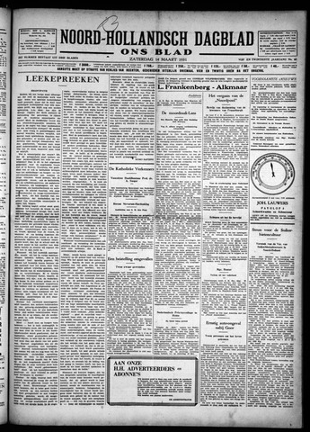 Noord-Hollandsch Dagblad : ons blad 1931-03-14