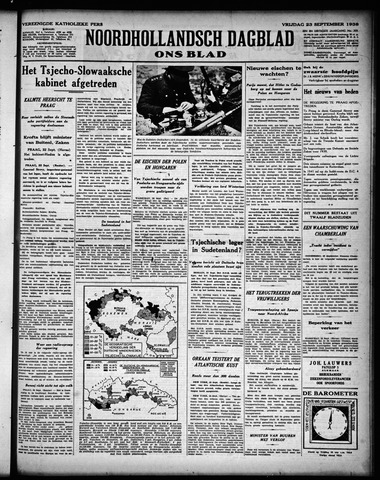 Noord-Hollandsch Dagblad : ons blad 1938-09-23