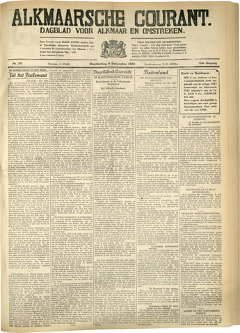 Alkmaarsche Courant 1932-12-08