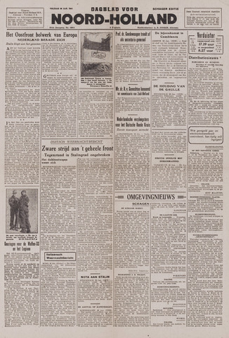 Dagblad Noord-Holland, Schager editie 1943-01-29