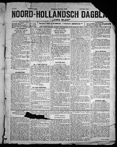 Noord-Hollandsch Dagblad : ons blad 1925-06-30