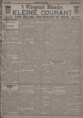 Vliegend blaadje : nieuws- en advertentiebode voor Den Helder 1893-07-15