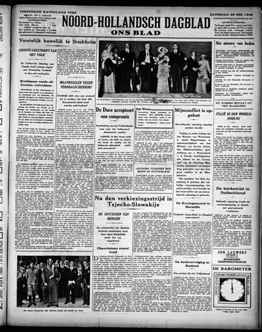 Noord-Hollandsch Dagblad : ons blad 1935-05-25