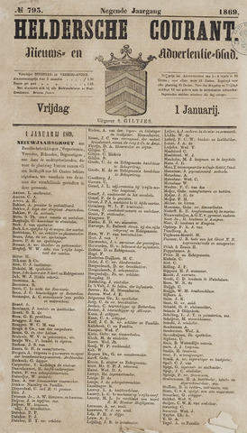 Heldersche Courant 1869