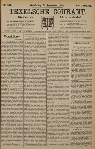 Texelsche Courant 1914-09-24