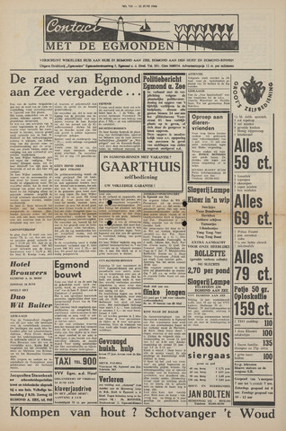 Contact met de Egmonden 1966-06-22