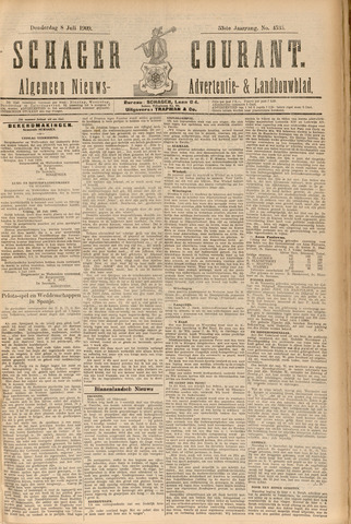 Schager Courant 1909-07-08