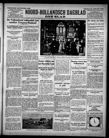 Noord-Hollandsch Dagblad : ons blad 1936-01-24